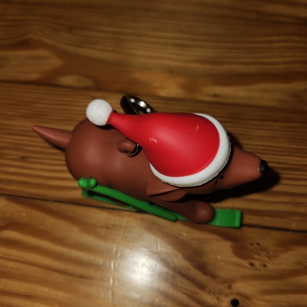 Bath & Body Works Hand Sanitizer Holder Dog Sleigh Reindeer Seasonal